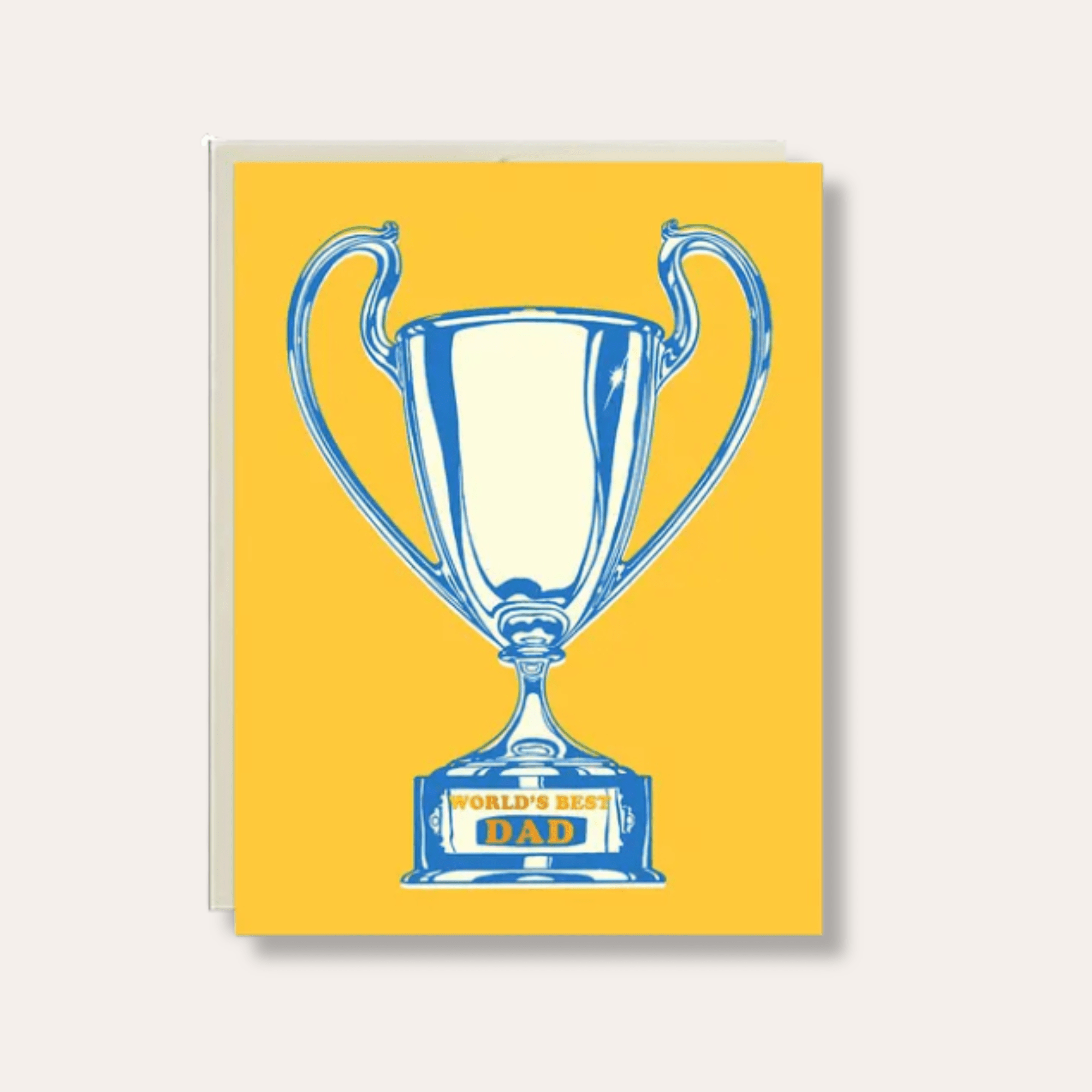 1 Dad Trophy Greeting Card - Dirty Coast