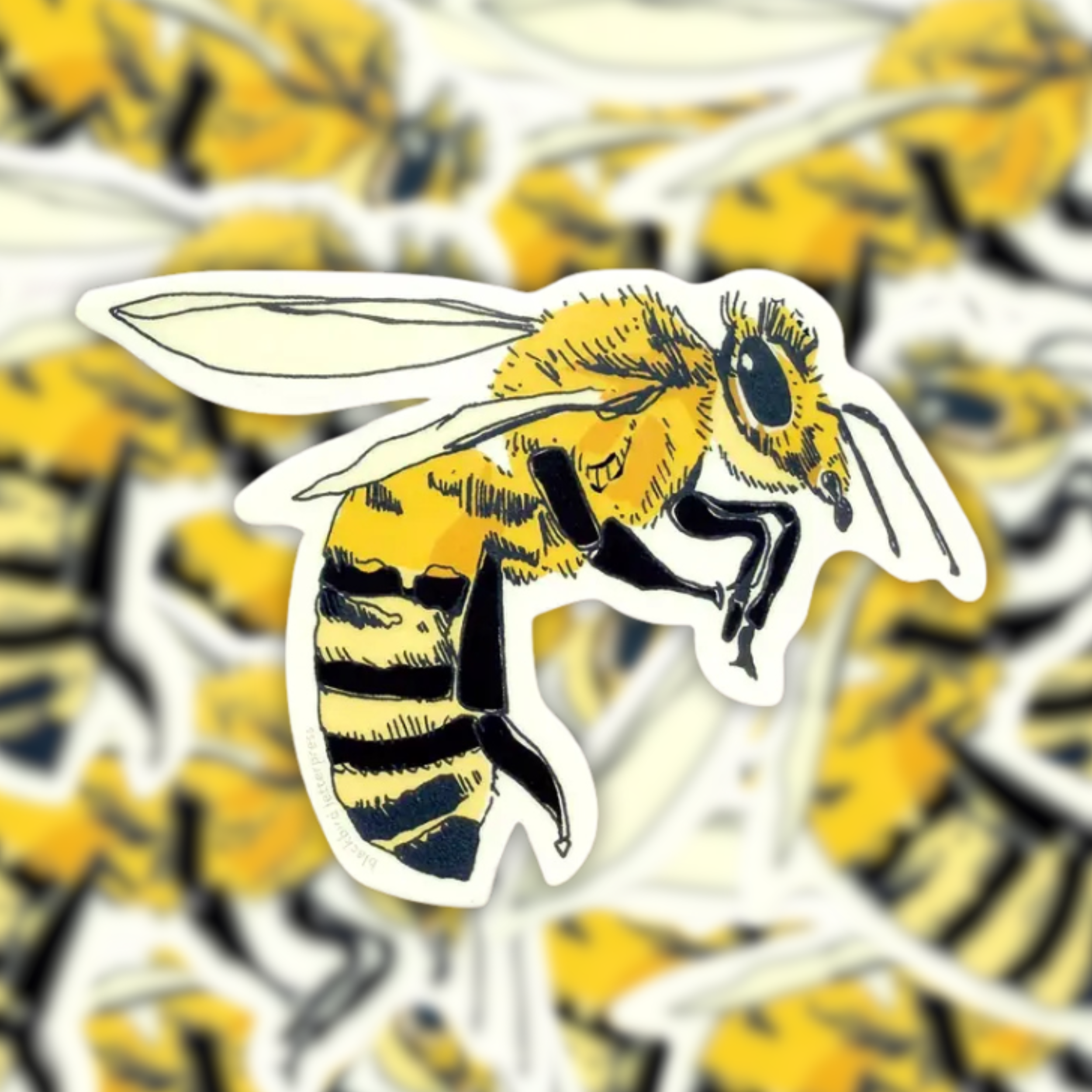 Louisiana Honey Bee Sticker
