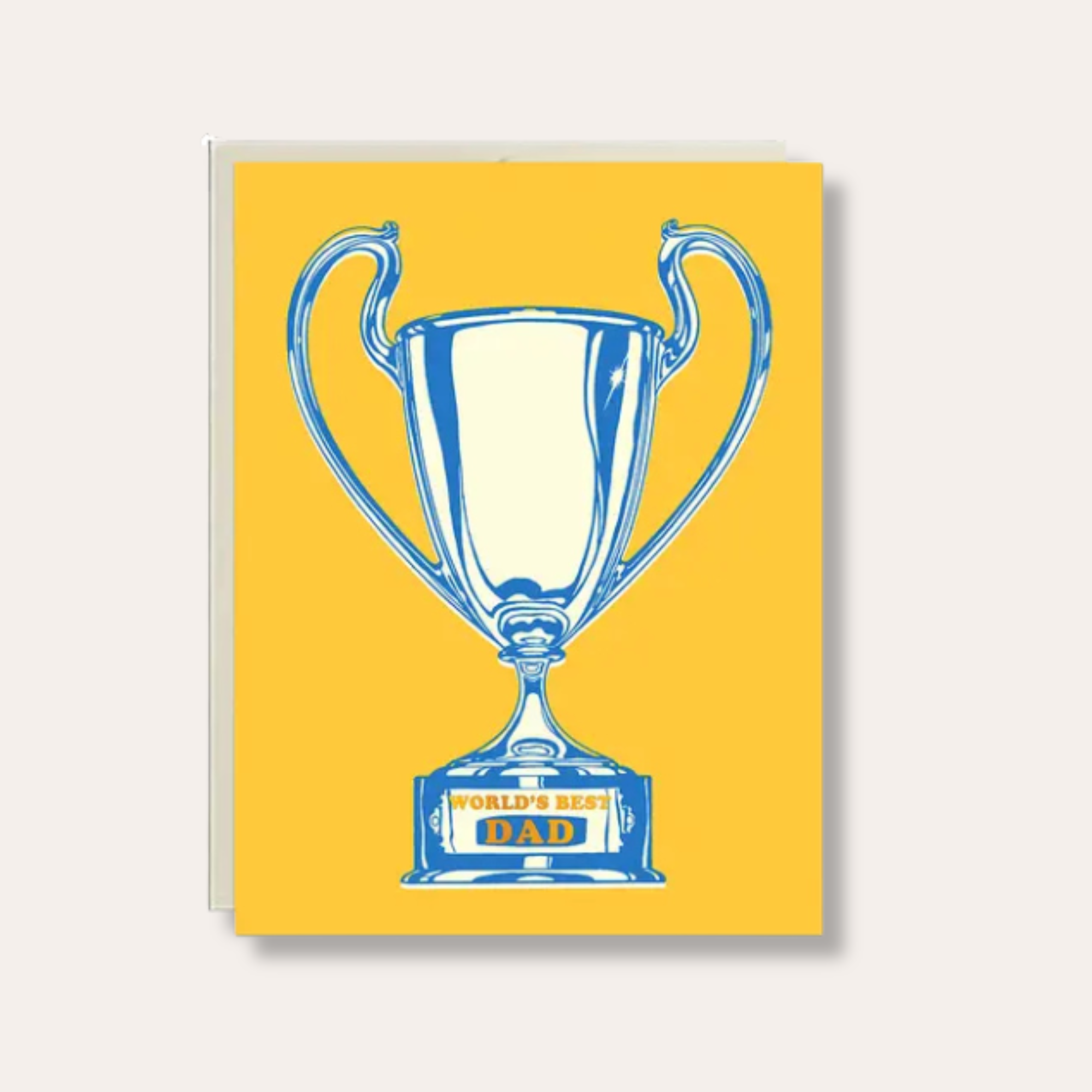 #1 Dad Trophy Greeting Card