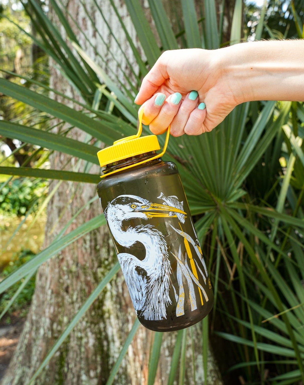 Blue Heron Nalgene - Dirty Coast