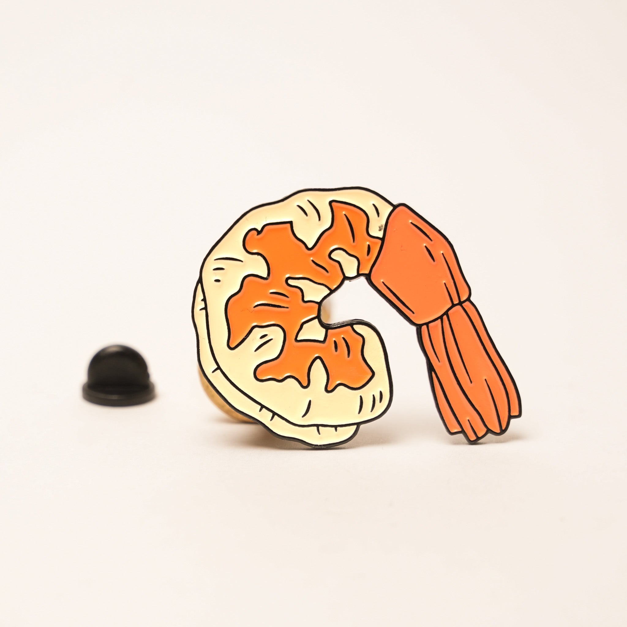 Cocktail Shrimp Enamel Pin - Dirty Coast