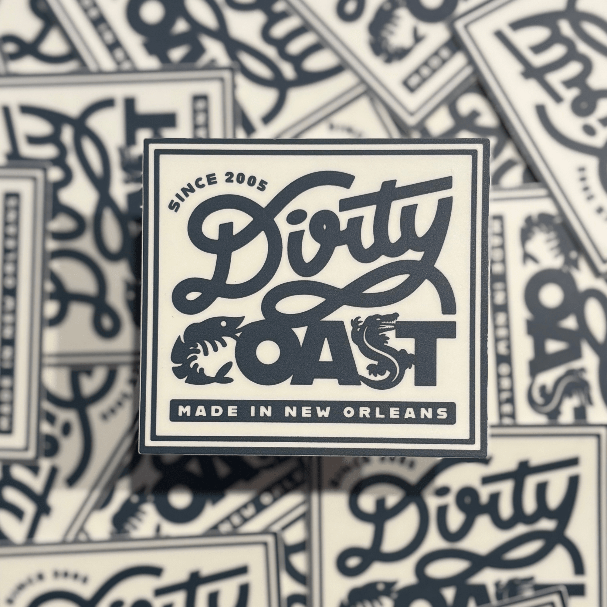 DC Square Sticker - Dirty Coast