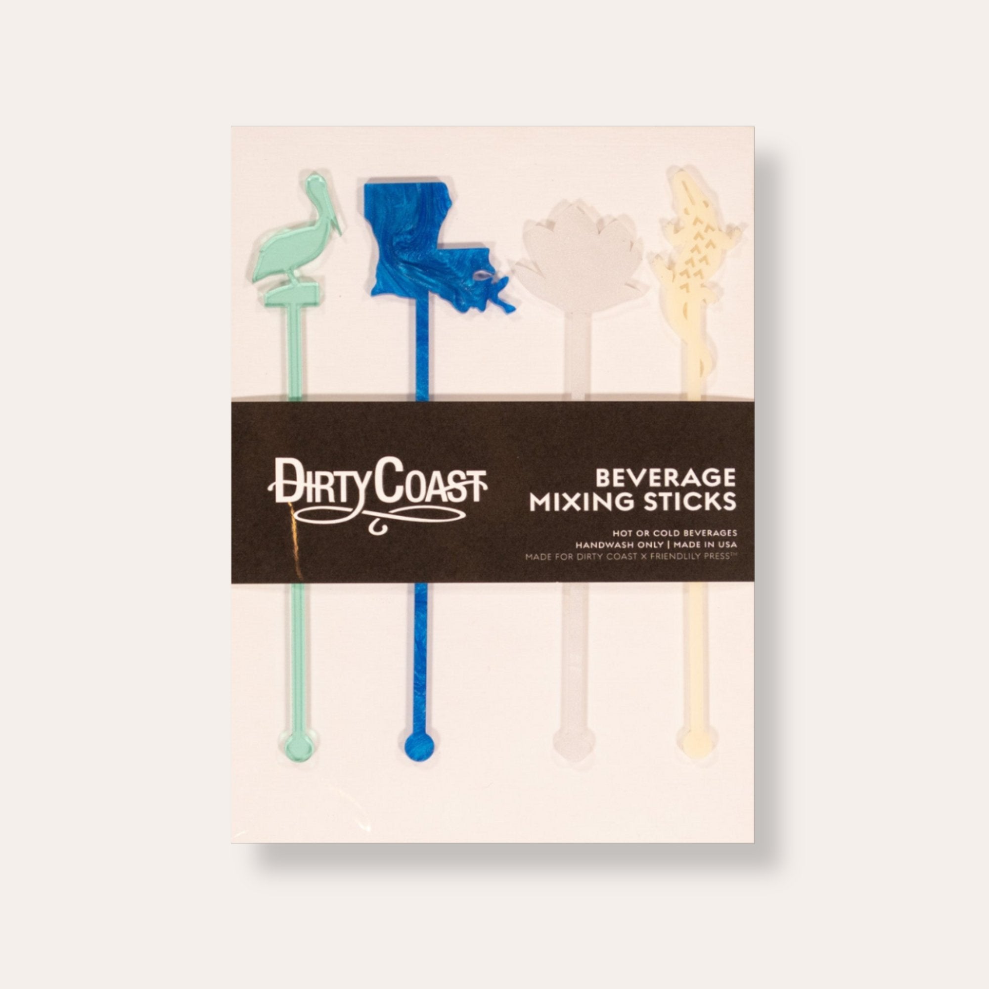 Drink Stirrer Sets by Friendlily Press - Dirty Coast