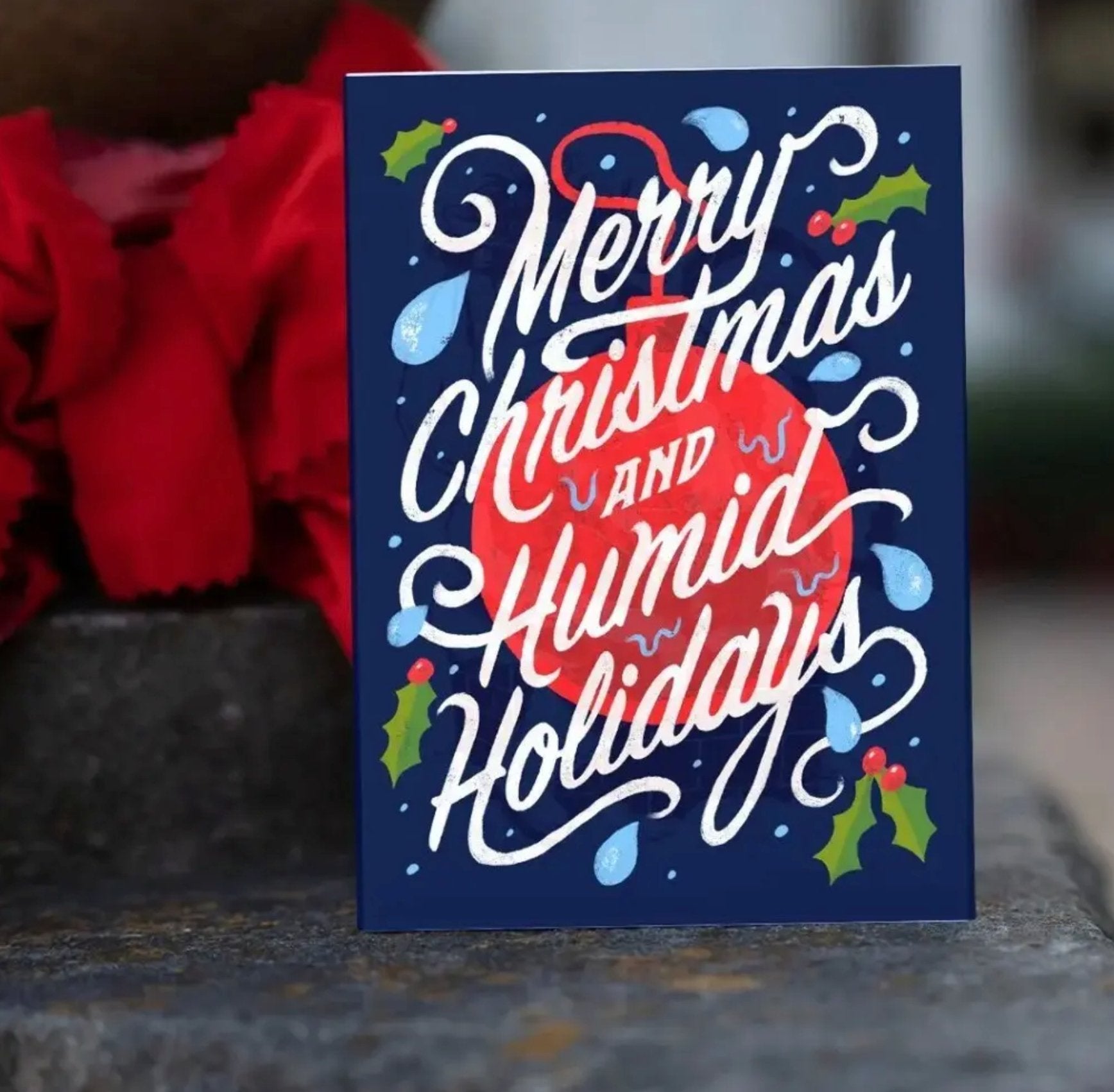 Humid Holidays Greeting Card - Dirty Coast