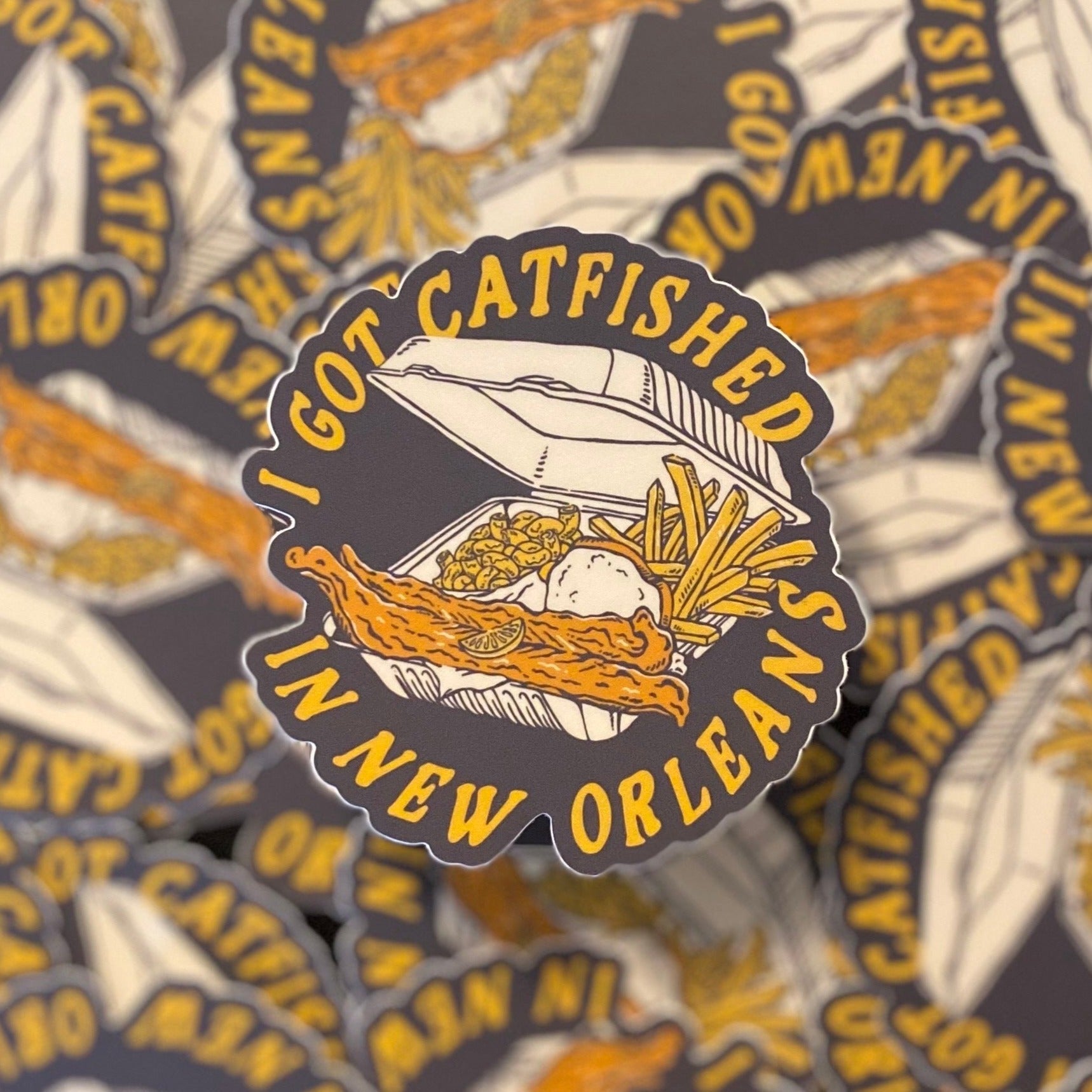 I Got Catfished Sticker - Dirty Coast