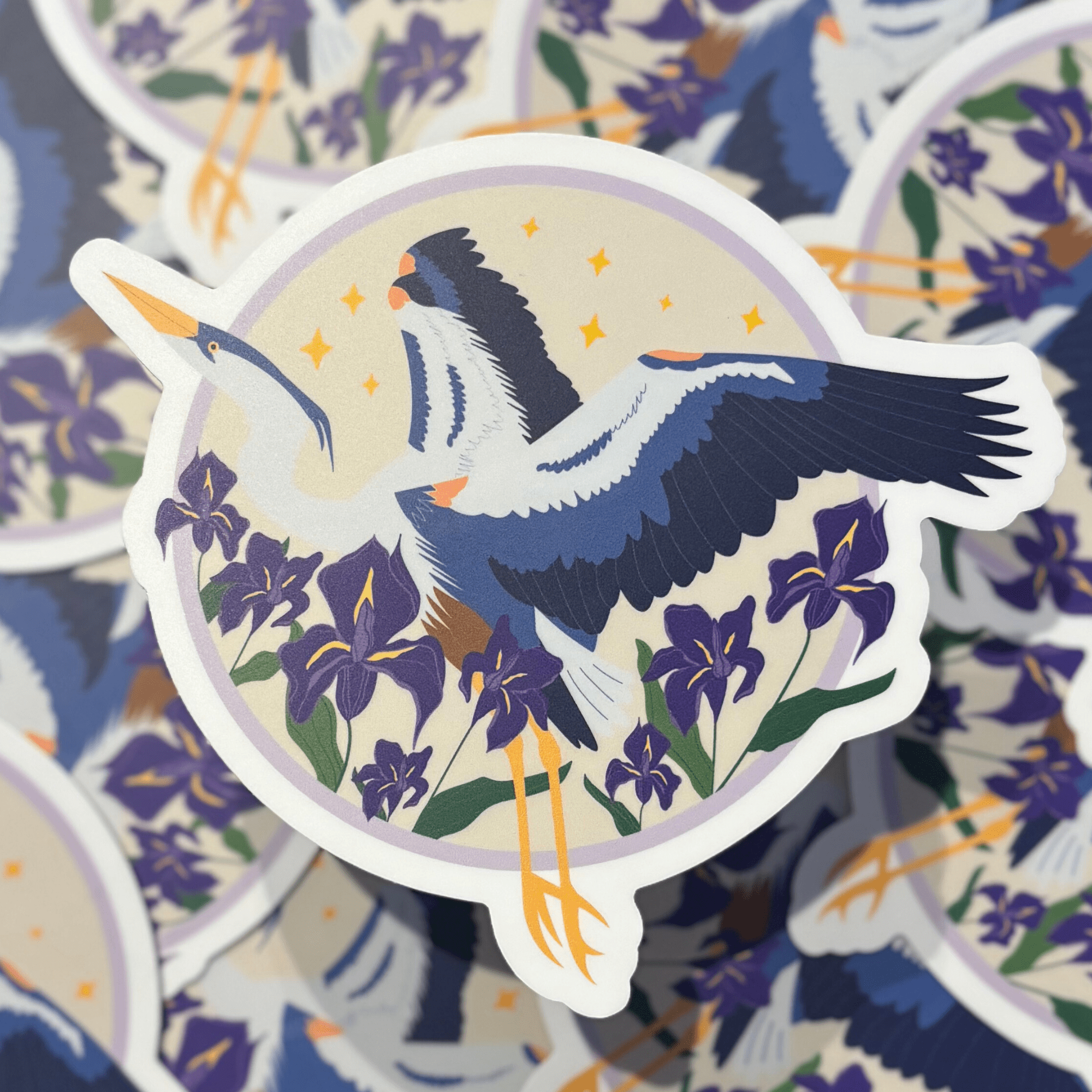 Jumbo Louisiana Wildlife Stickers - Dirty Coast