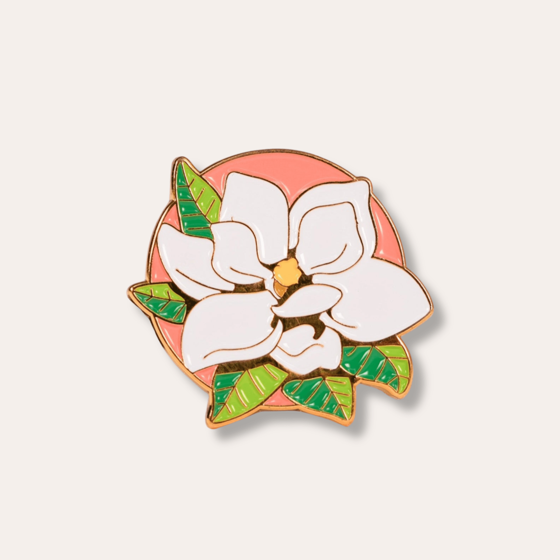 Magnolia Enamel Pin - Dirty Coast