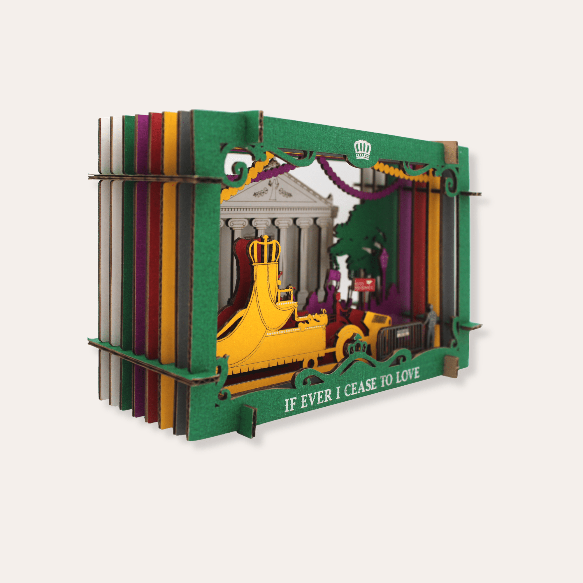 Mardi Gras Parade 3D Diorama - Dirty Coast