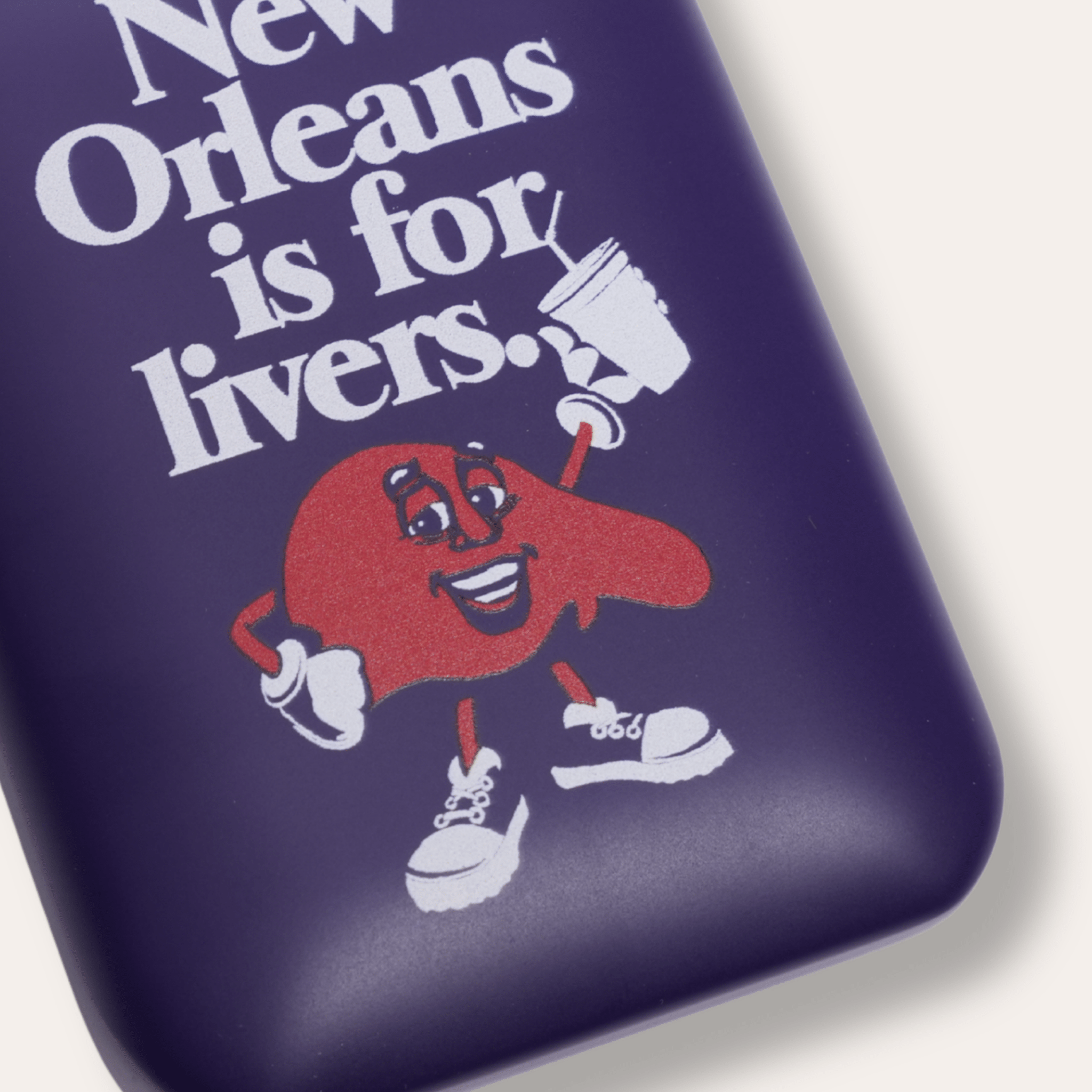 New Orleans Is For Livers Flask - Dirty Coast