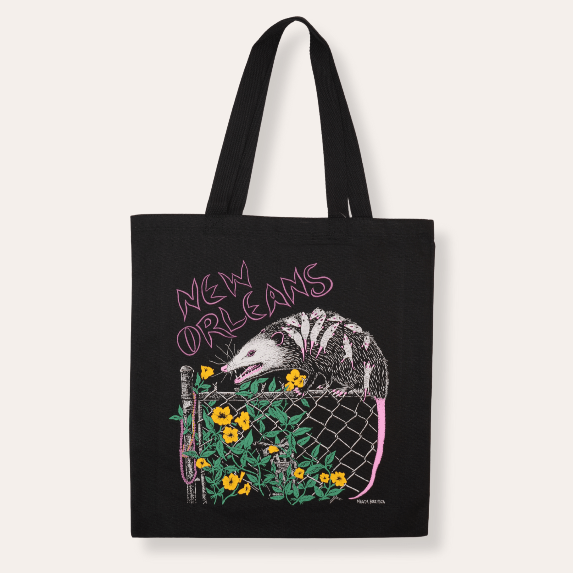 New Orleans Possum Tote Bag - Dirty Coast