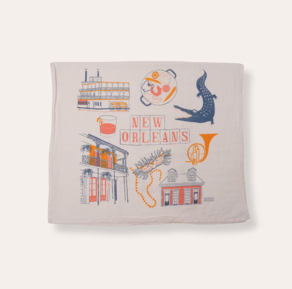 New Orleans Tea Towel - Dirty Coast