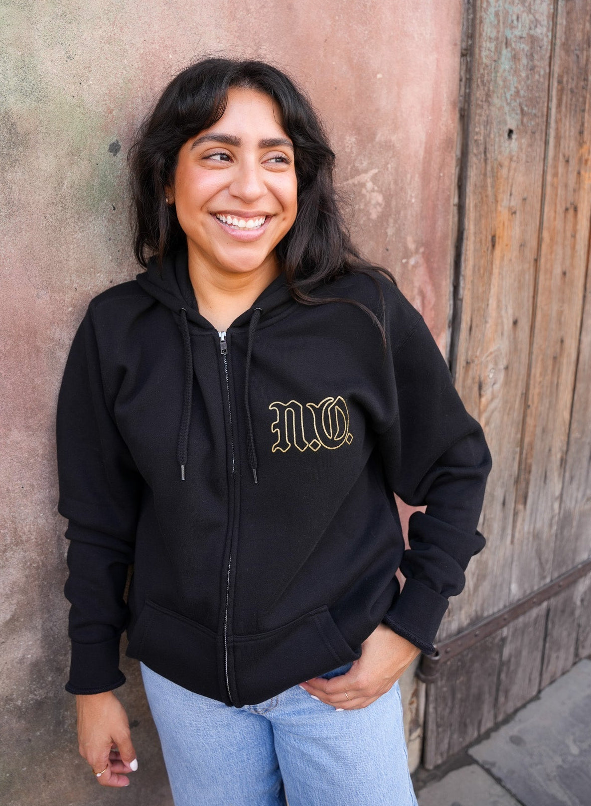 NOLA X Zip Up Hoodie - Dirty Coast