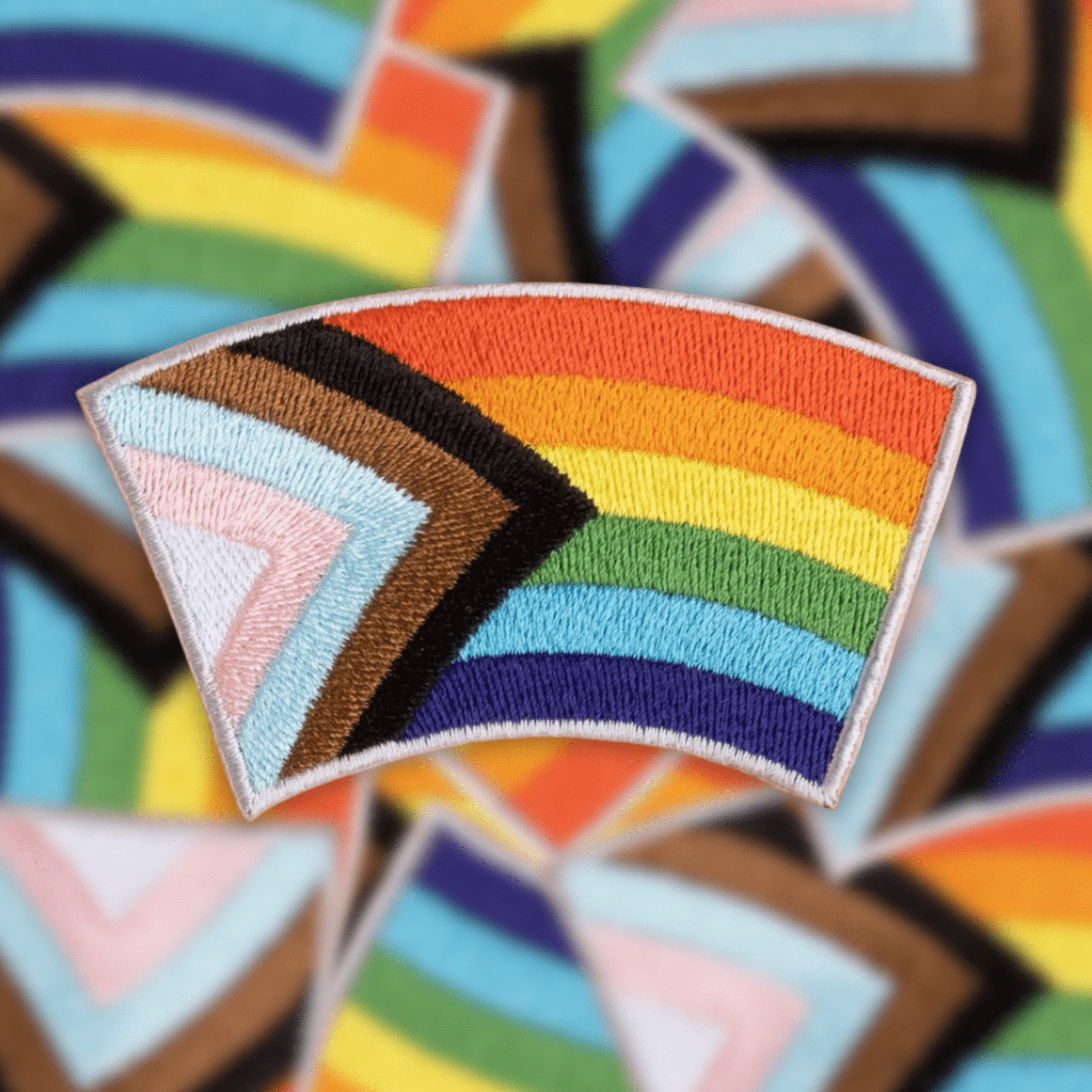 Progress Pride Flag Patch - Dirty Coast