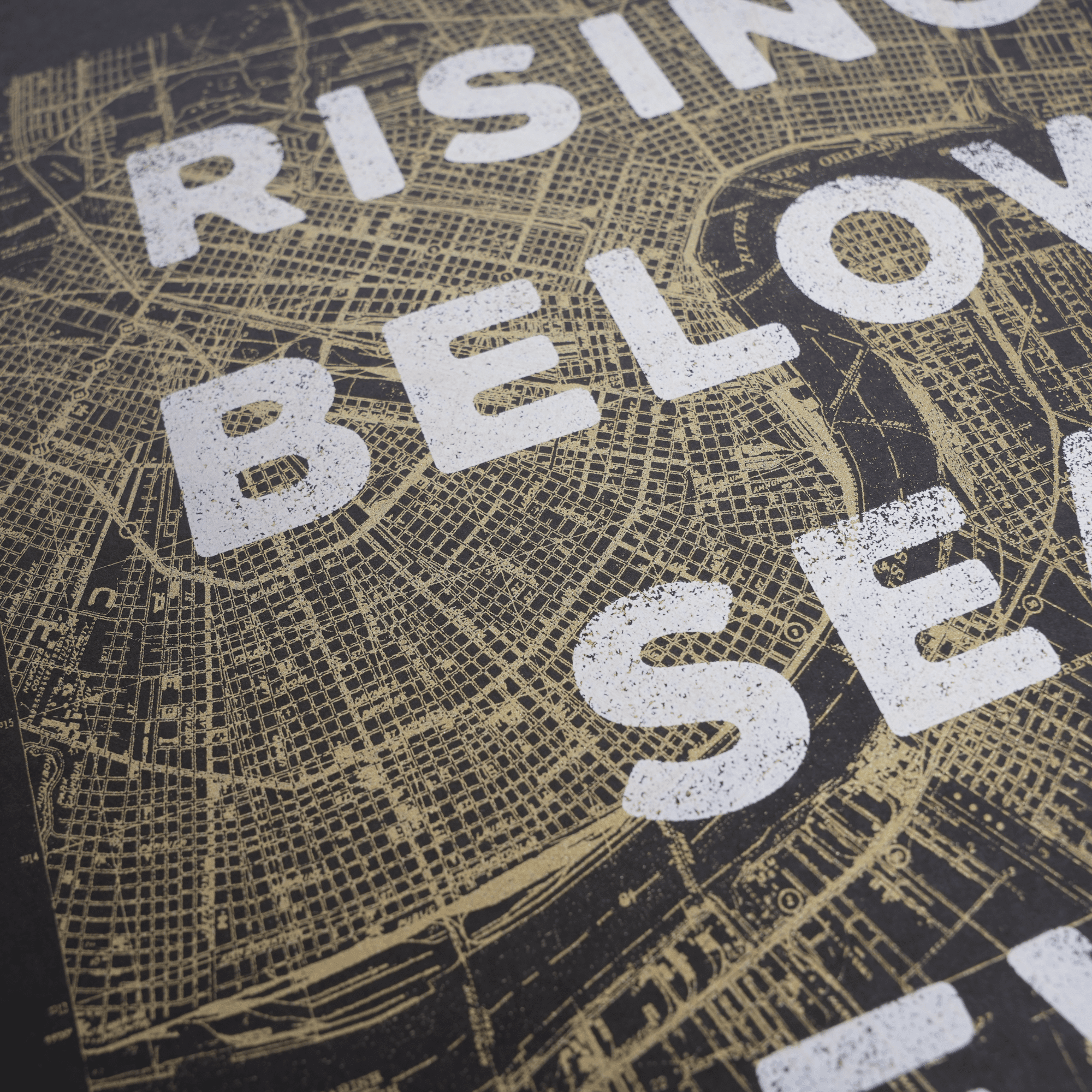 Rising Below Sea Level Print - Dirty Coast