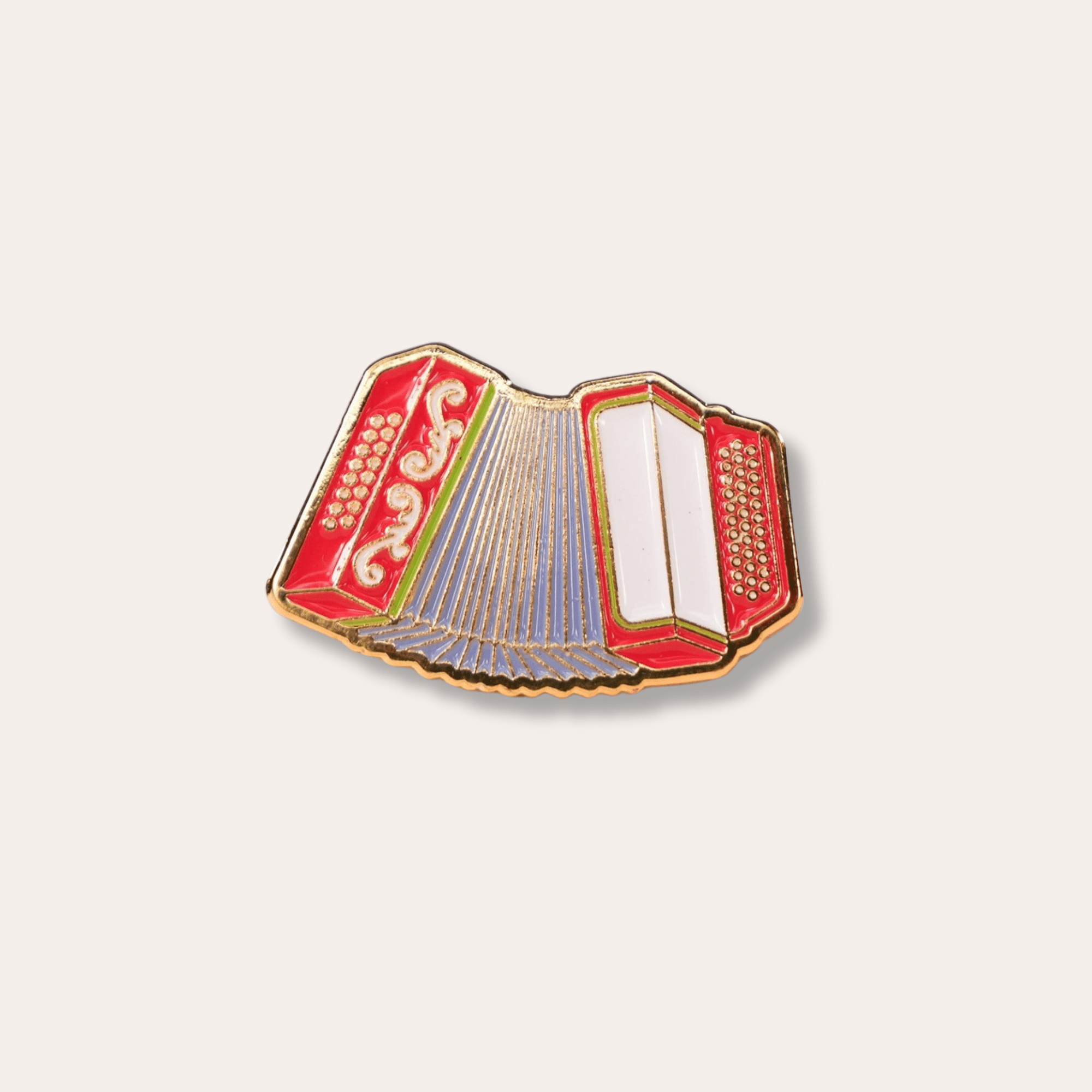 Squeeze Box Enamel Pin - Dirty Coast