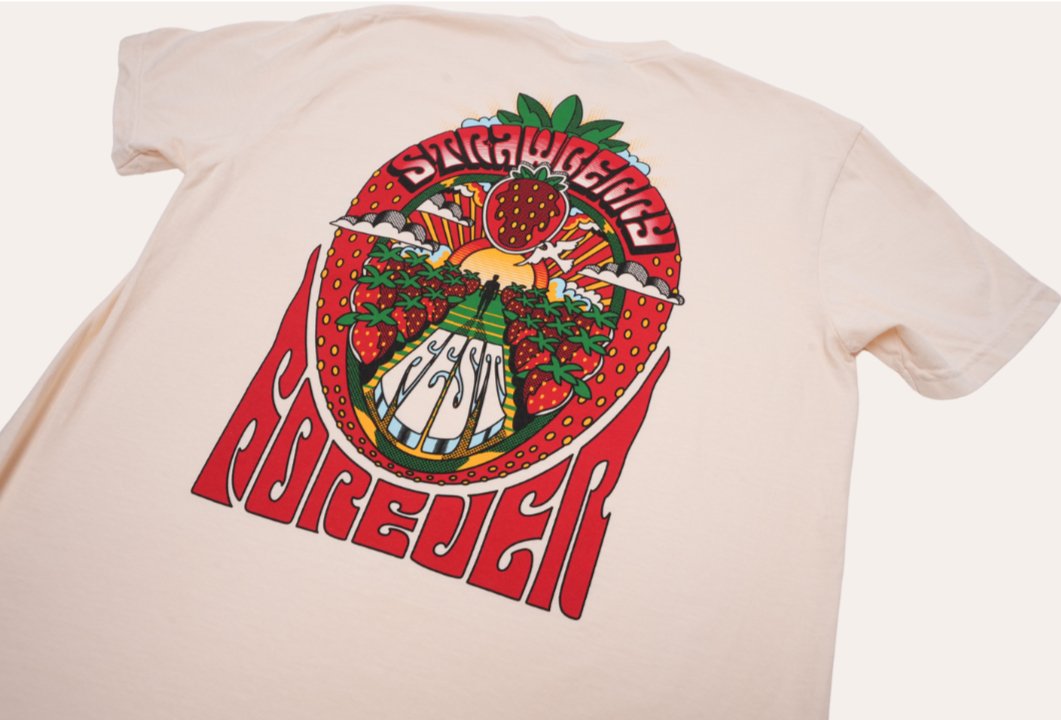 Strawberry Fest Forever Pocket Tee - Dirty Coast