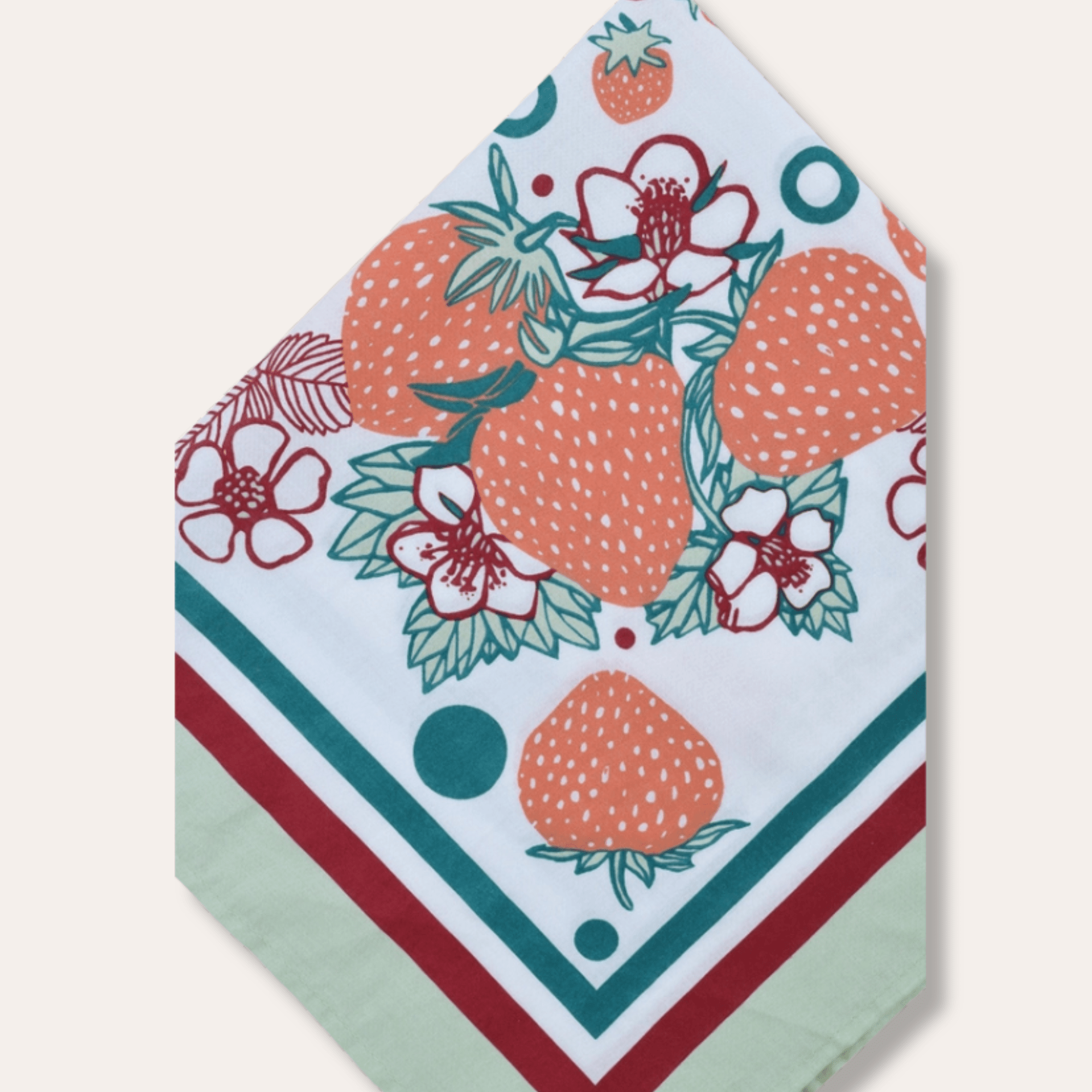 Strawberry Patch Bandana - Dirty Coast