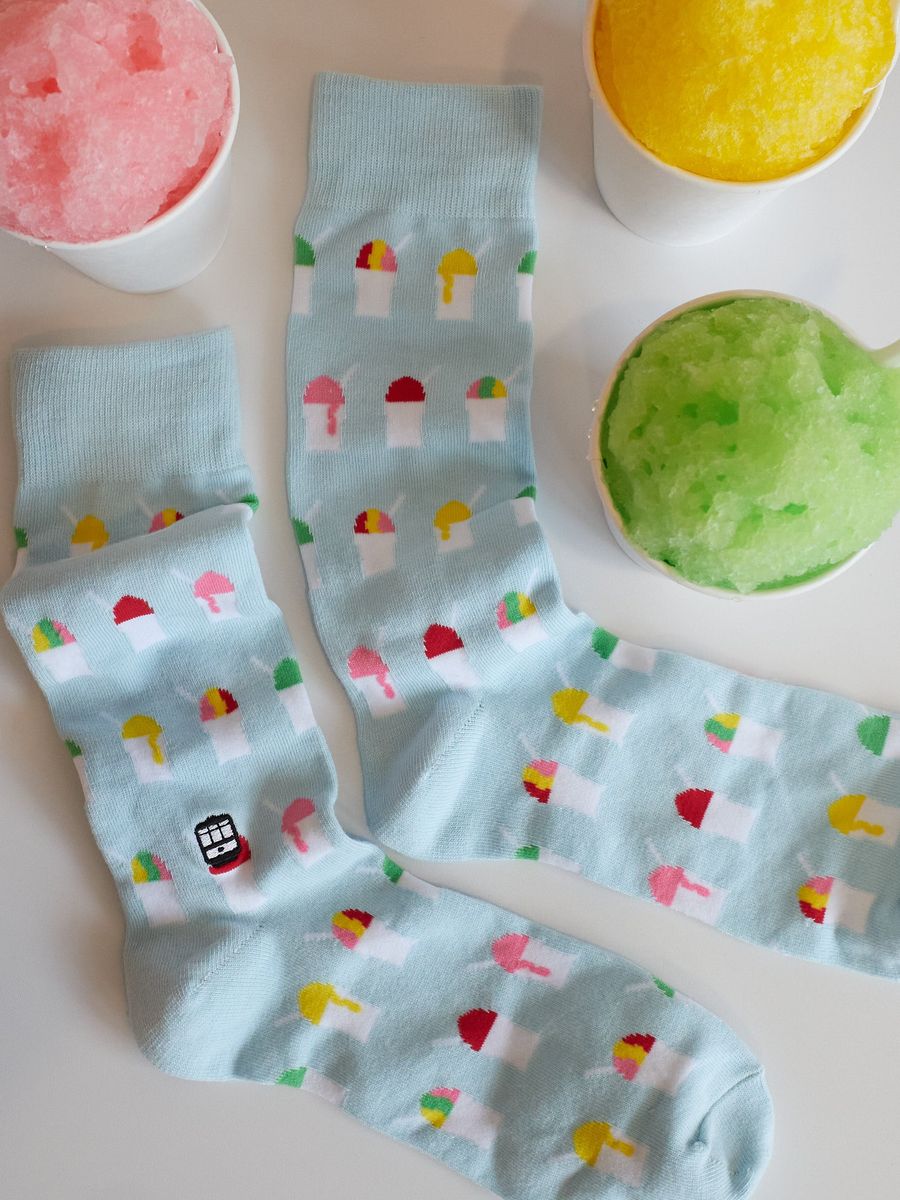 Sweet Snoball Socks by Bonfolk - Dirty Coast