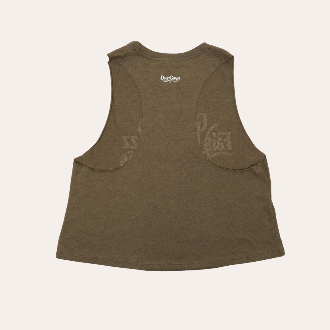 The Stages Cropped Tank - Dirty Coast