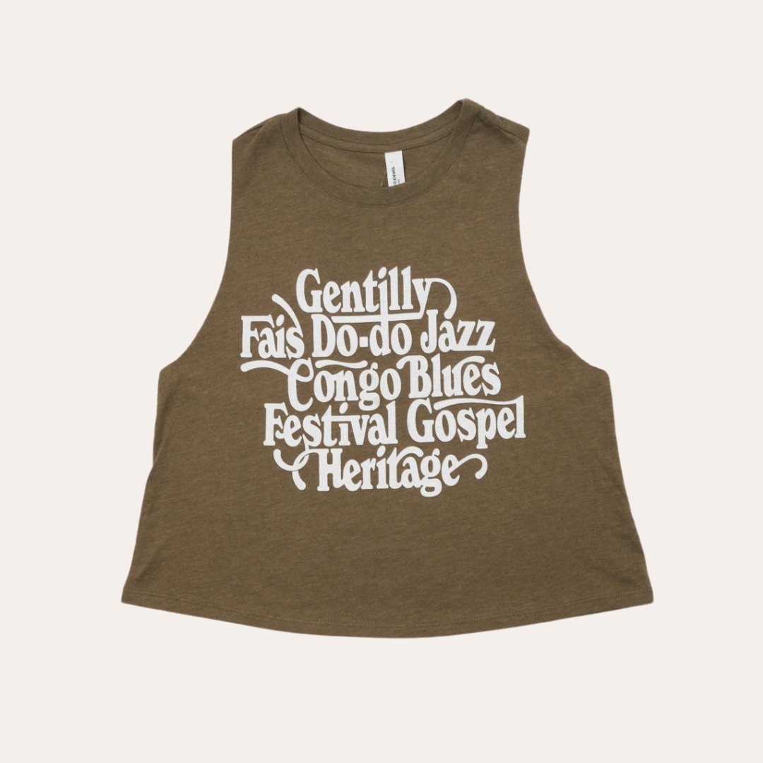 The Stages Cropped Tank - Dirty Coast