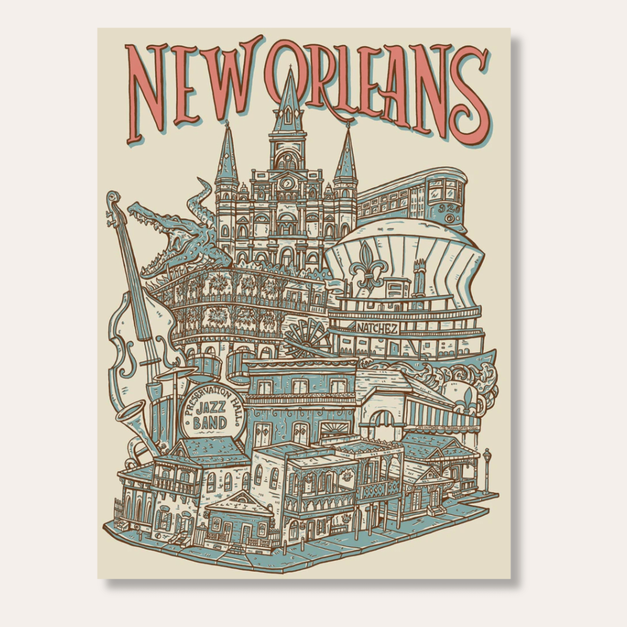 Welcome To New Orleans Print - Dirty Coast