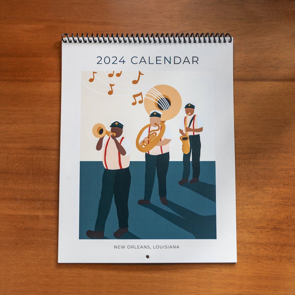 2024 NOLA Calendar by Taylor Rega - Dirty Coast