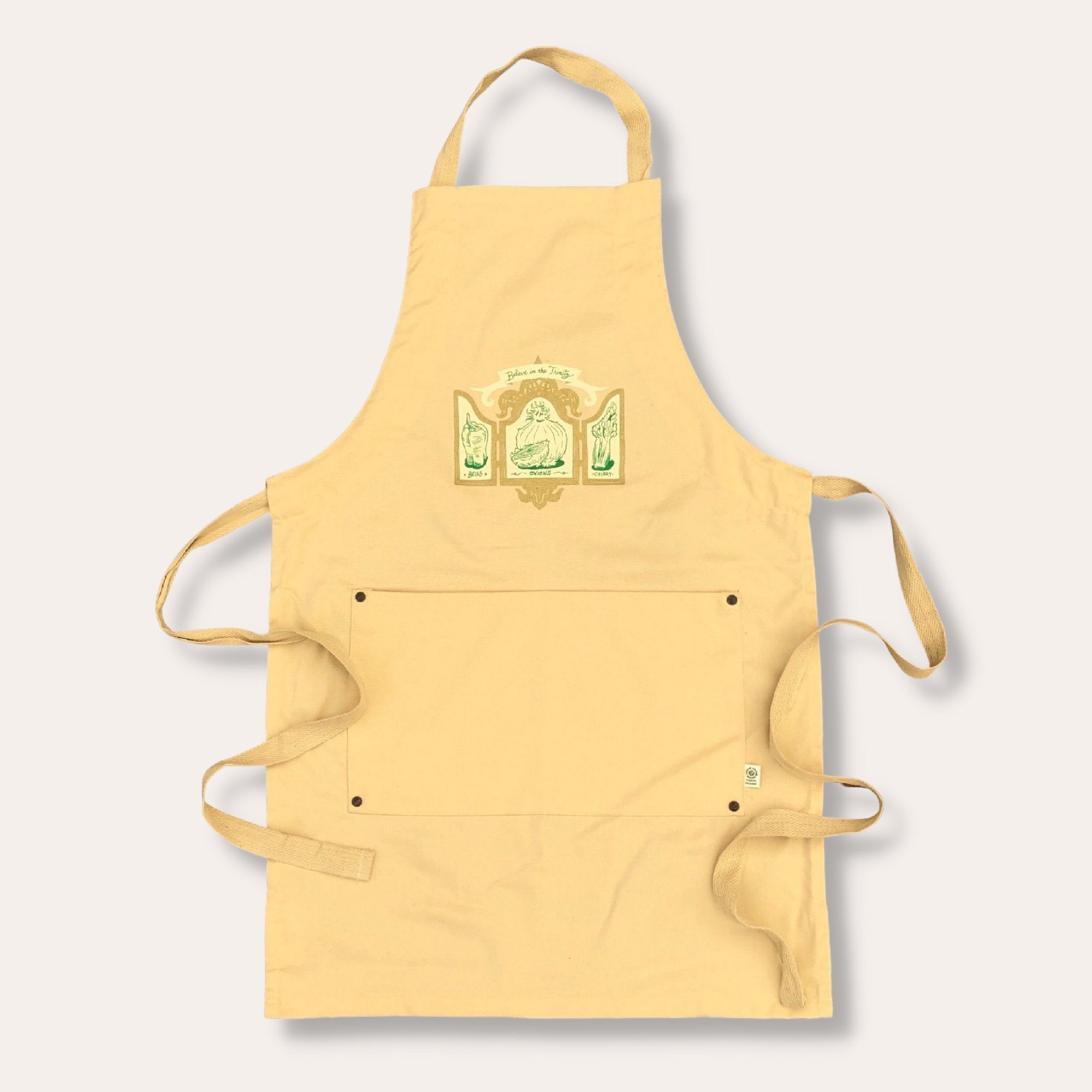 Believe In The Trinity Apron - Dirty Coast Press