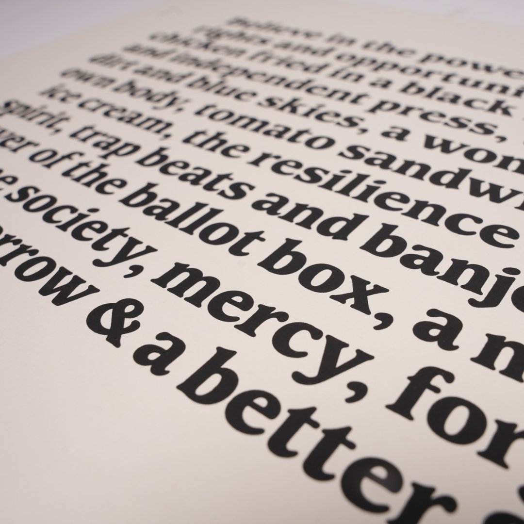 Better South Beliefs Print - Dirty Coast