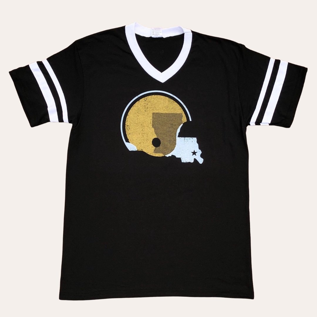 Black & Gold United Jersey Unisex 3X-Large / Poly Cotton