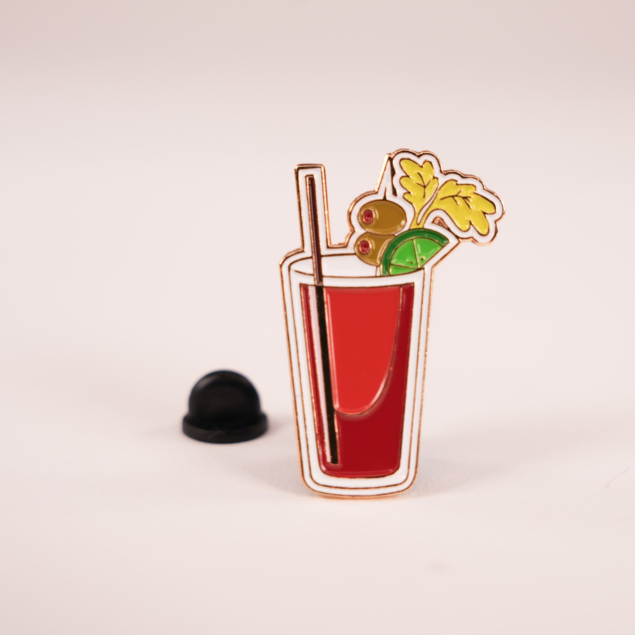 Bloody Mary Enamel Pin - Dirty Coast Press