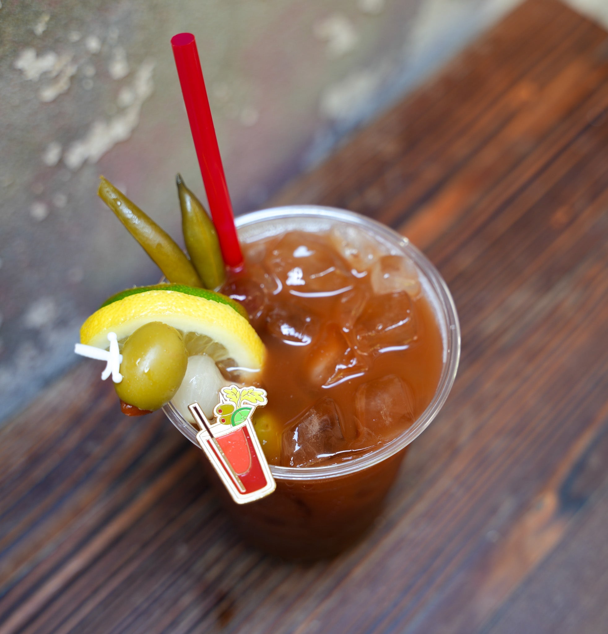 Bloody Mary Enamel Pin - Dirty Coast Press