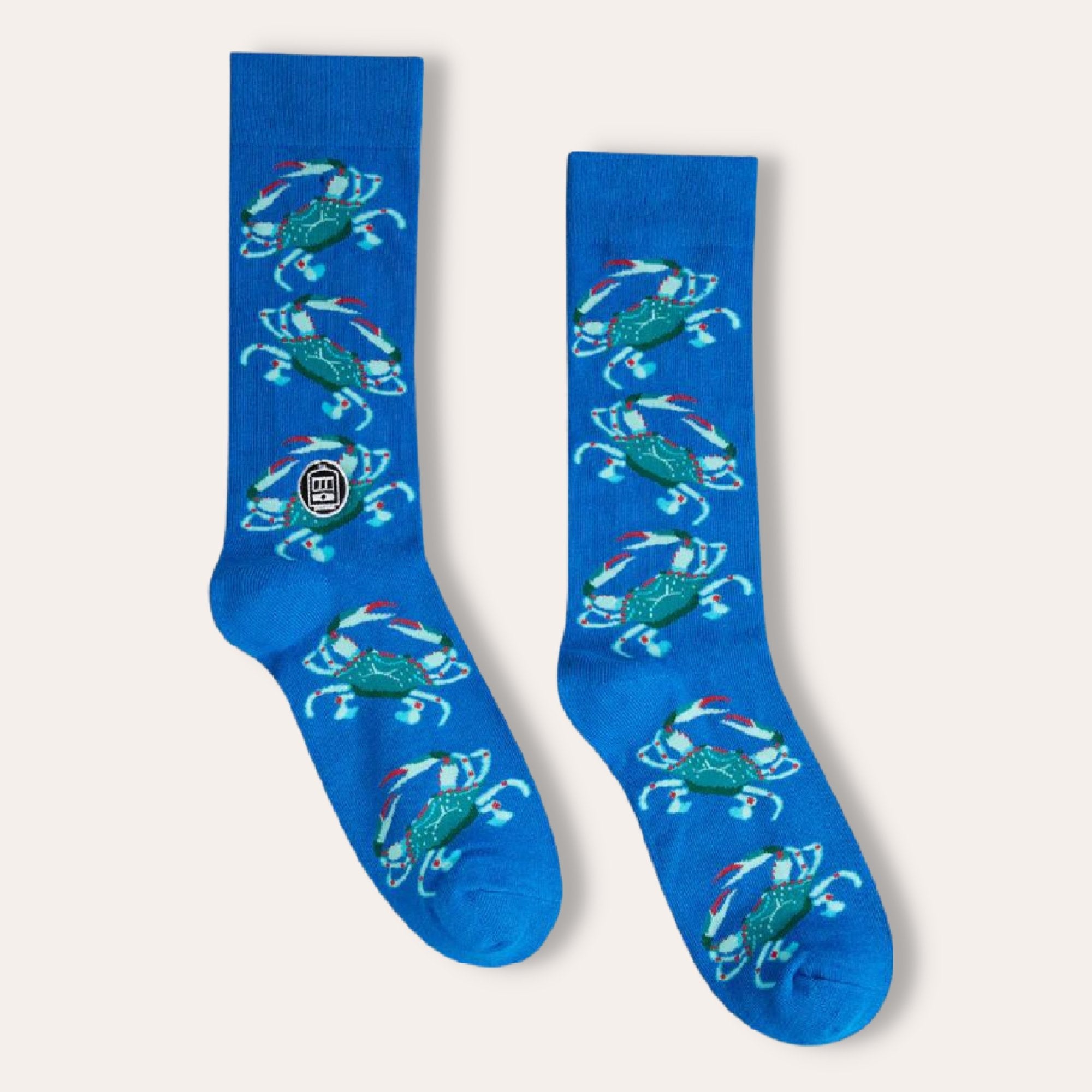 Bonfolk Socks - Blue Crab - Dirty Coast Press