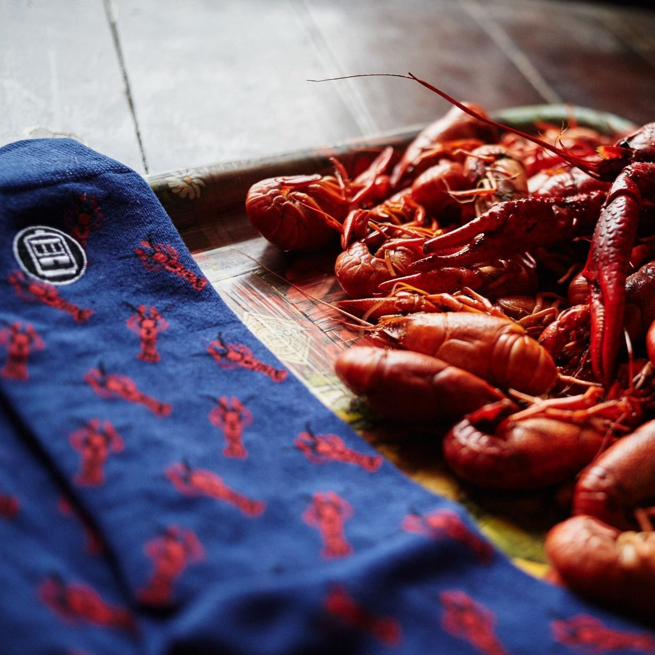 Bonfolk Socks - Crawfish - Dirty Coast Press