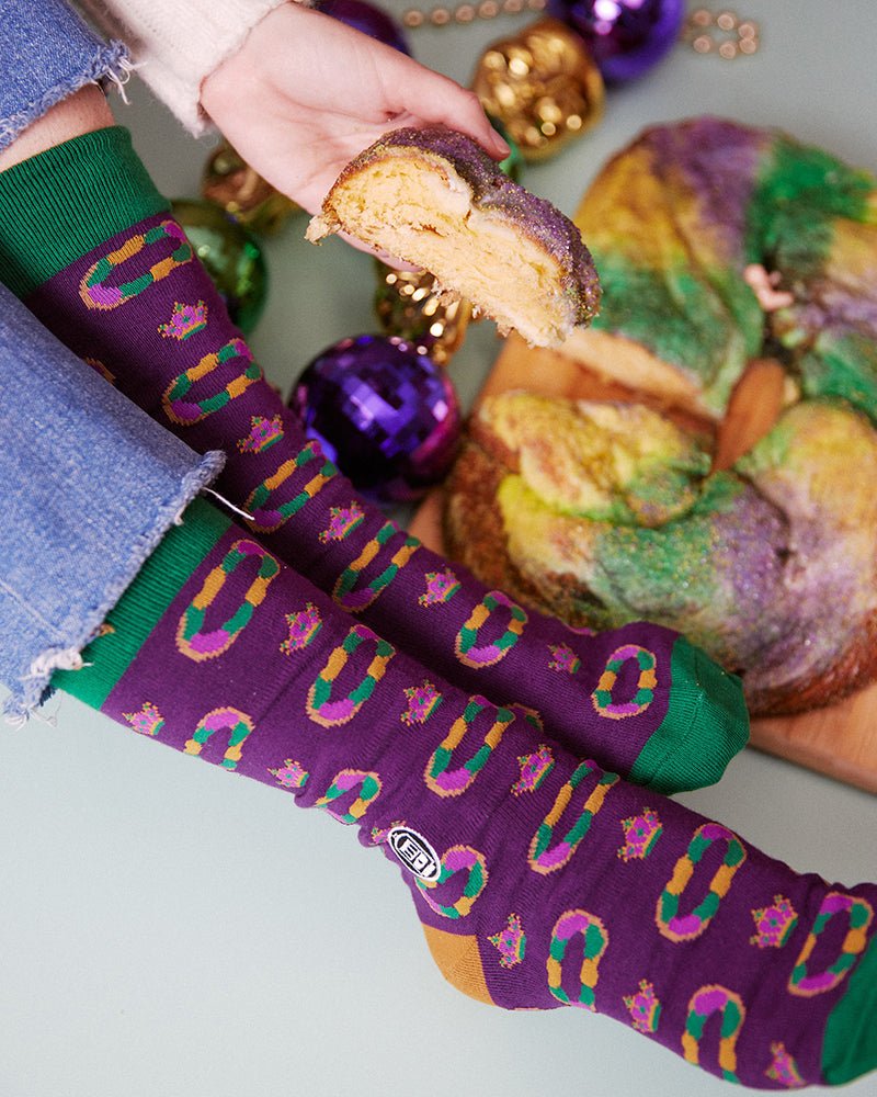 Bonfolk Socks - King Cake - Dirty Coast