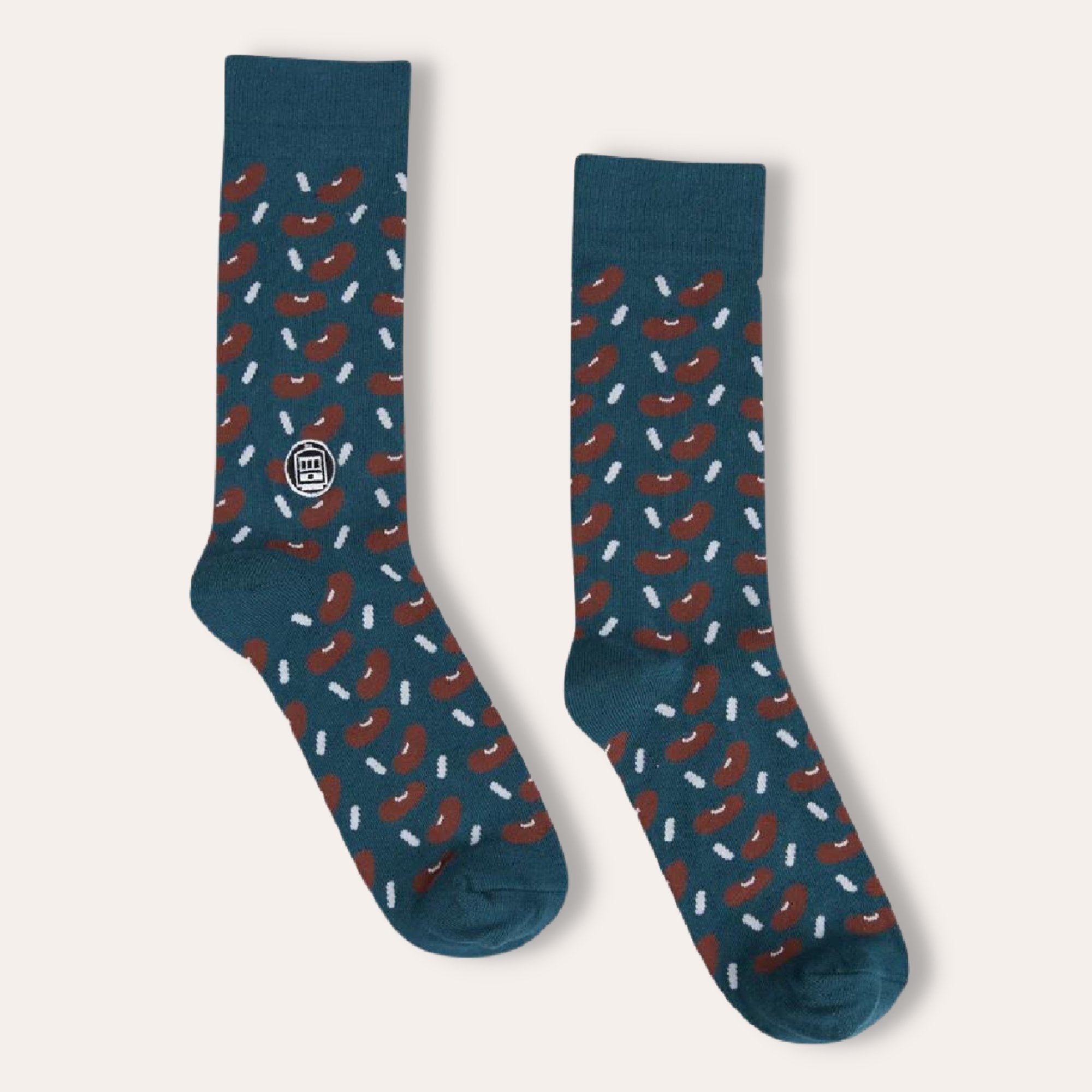 Bonfolk Socks - Red Beans - Dirty Coast Press