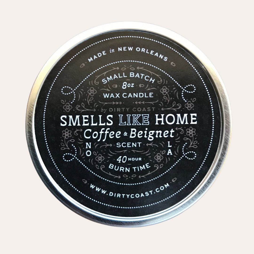 Coffee & Beignet Candle - Dirty Coast Press