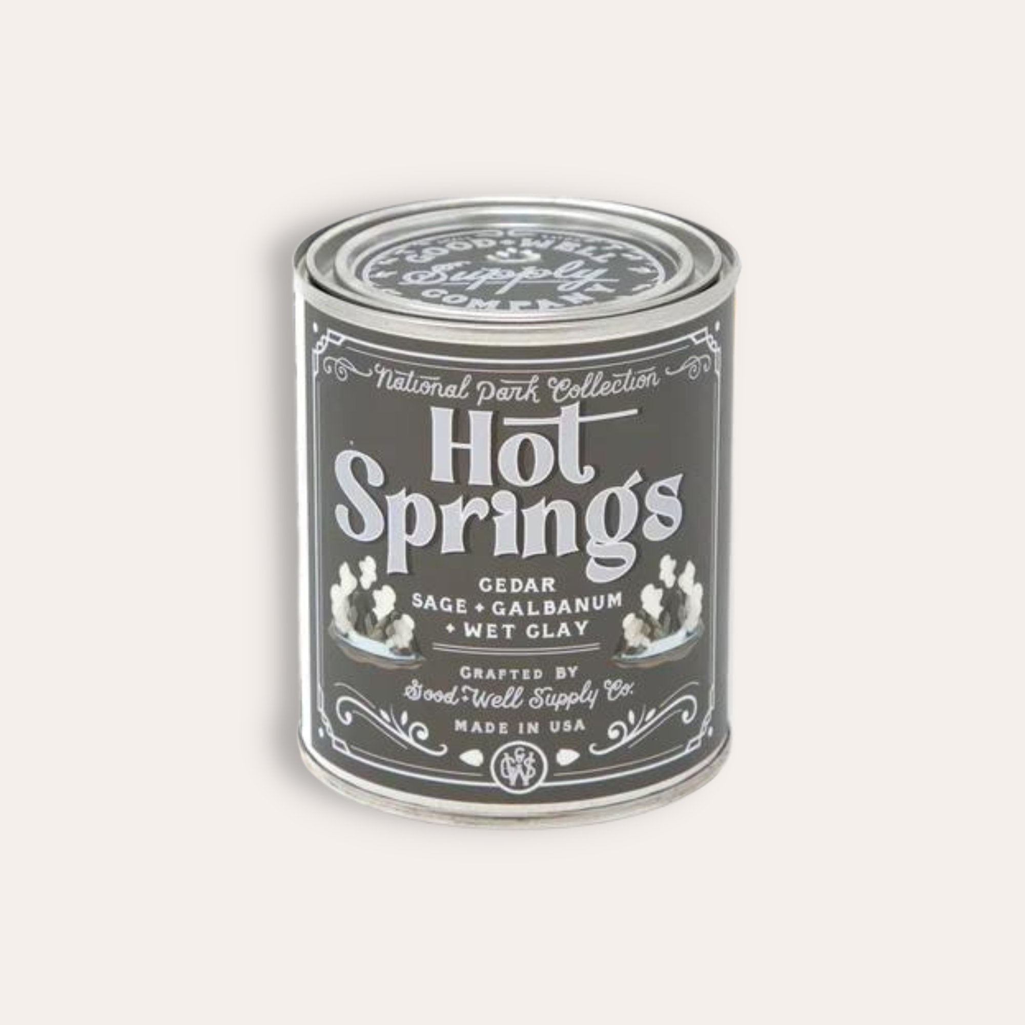 Hot Springs National Park Candle by Good & Well Supply Co. - Dirty Coast Press