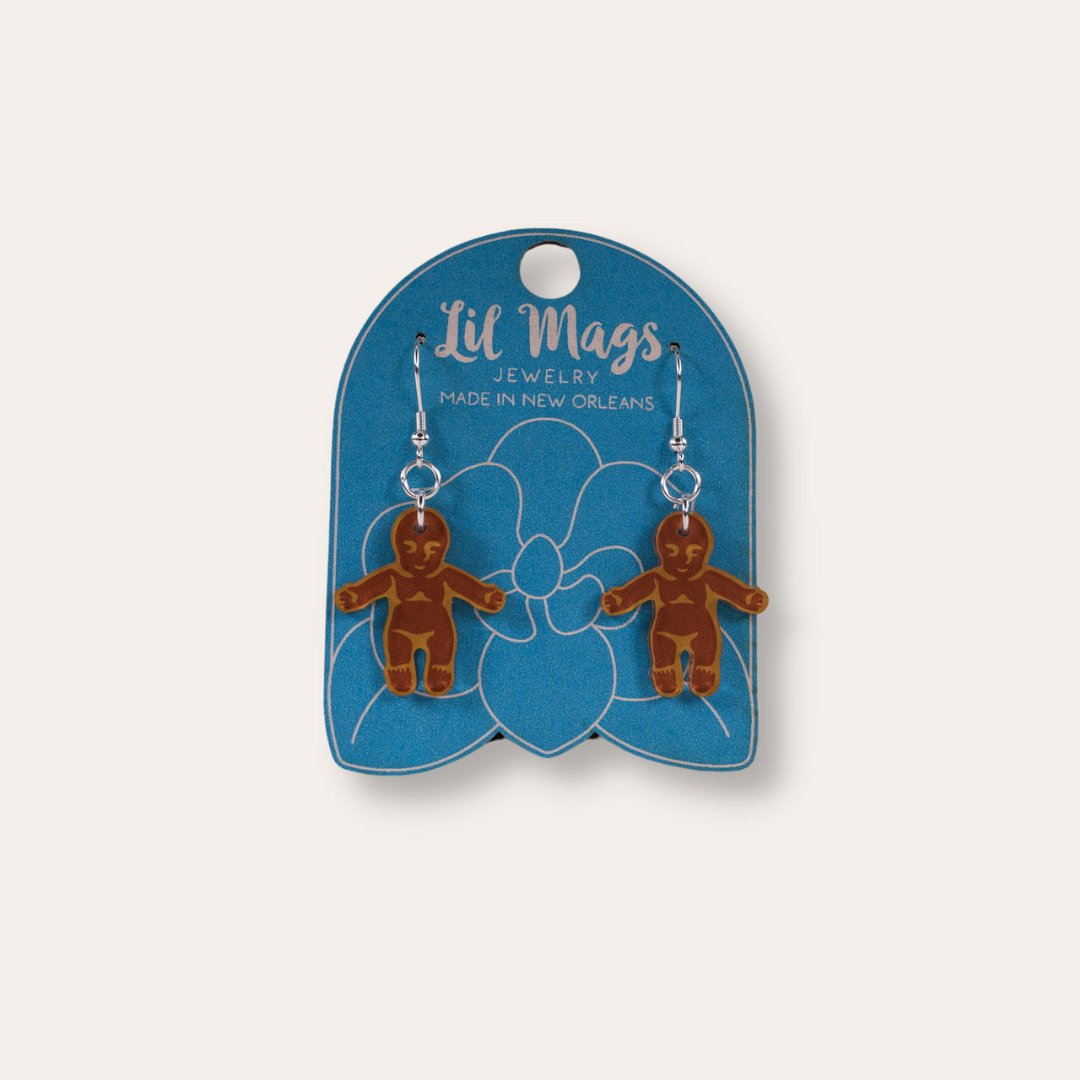 King Cake Baby Earrings - Dirty Coast Press