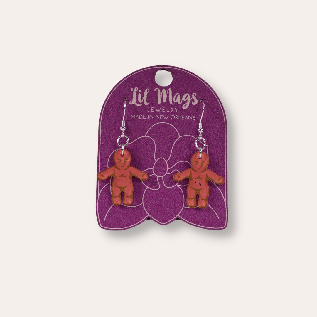 King cake deals baby earrings