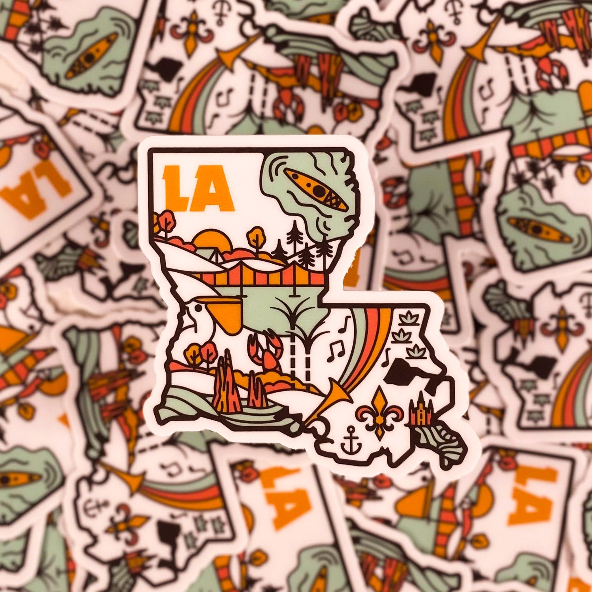LA Boot Sticker - Dirty Coast Press