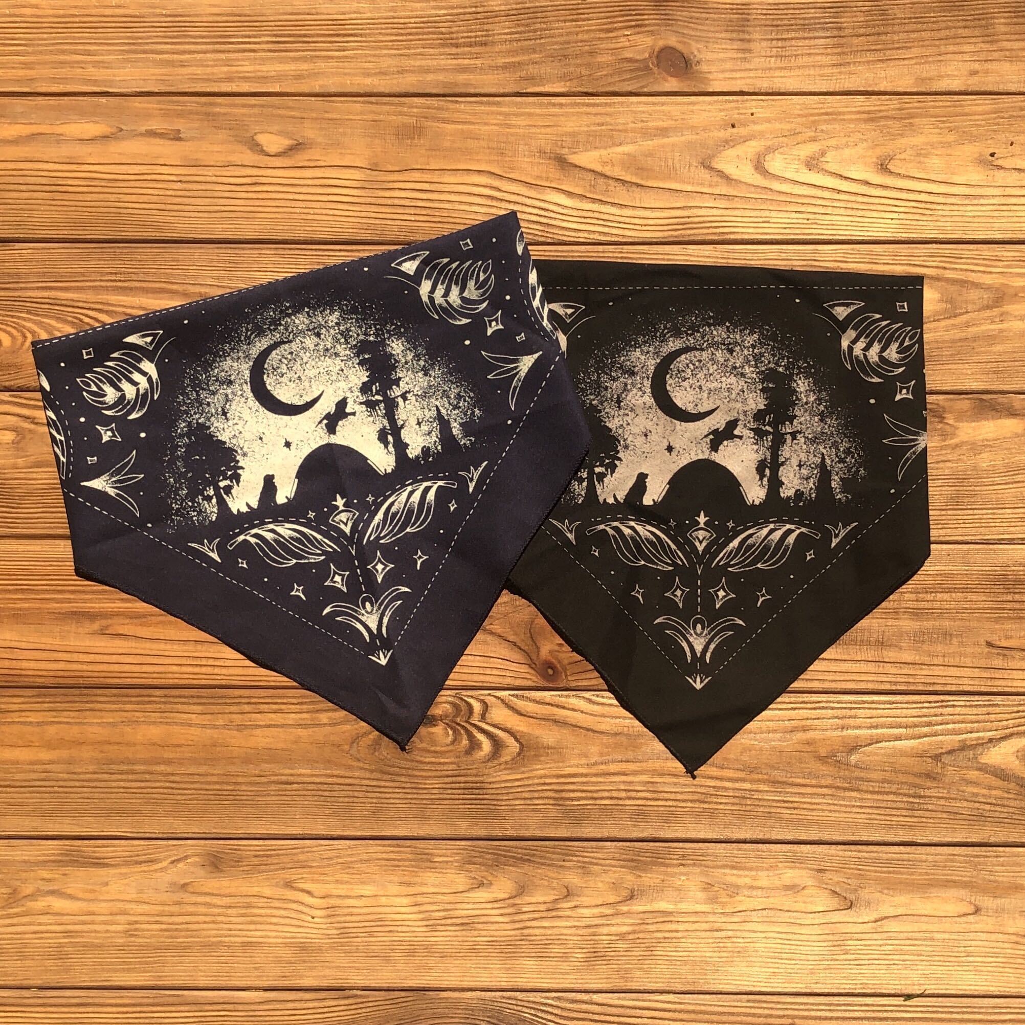 Louisiana At Night Dog Bandana - Dirty Coast Press