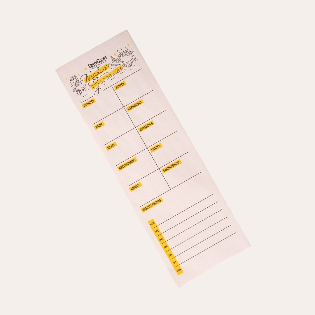 Makin' Groceries Notepad - Dirty Coast Press