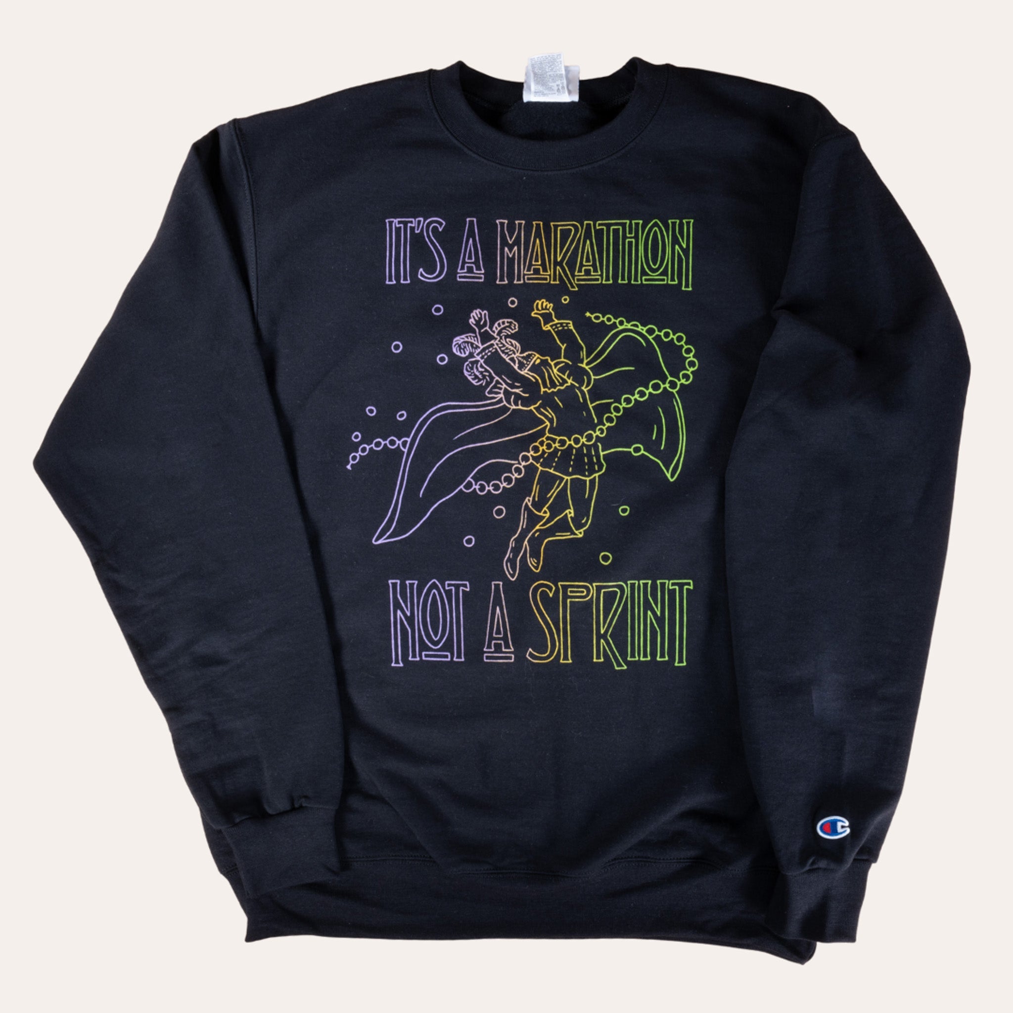 Marathon Not A Sprint Sweatshirt - Dirty Coast Press