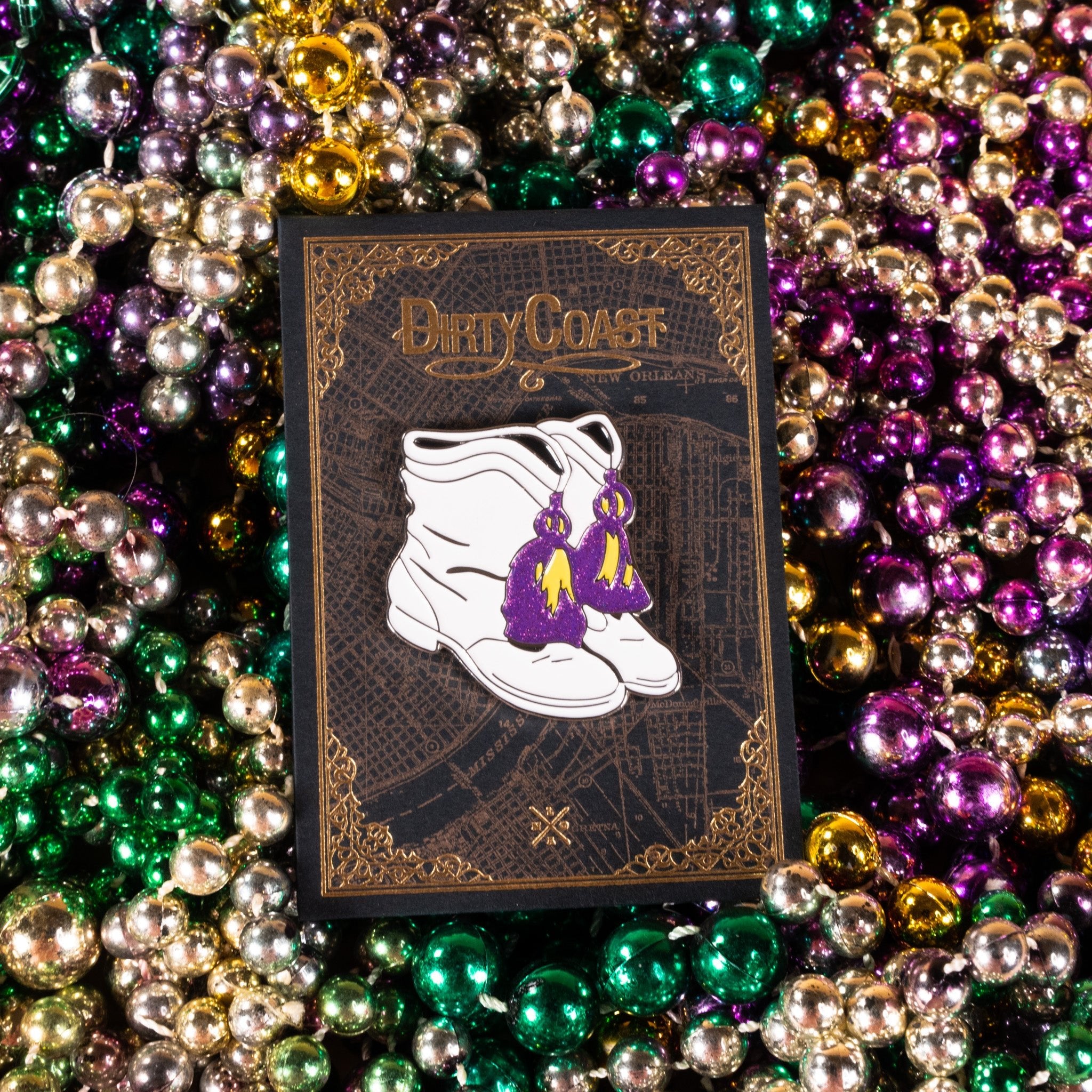Marching Boots Pin - Dirty Coast Press