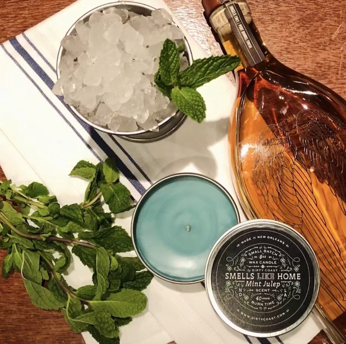 Mint Julep Candle - Dirty Coast Press