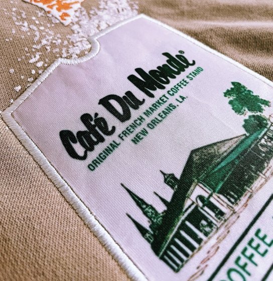 MR. EATWELL x Cafe Du Monde Sweet Suit Crewneck - Dirty Coast Press