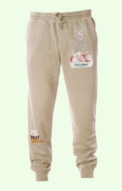 MR. EATWELL x Cafe Du Monde Sweet Suit Joggers - Dirty Coast Press