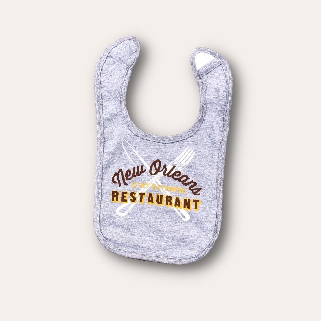 New Orleans Is My Favorite Restaurant Bib - Dirty Coast Press