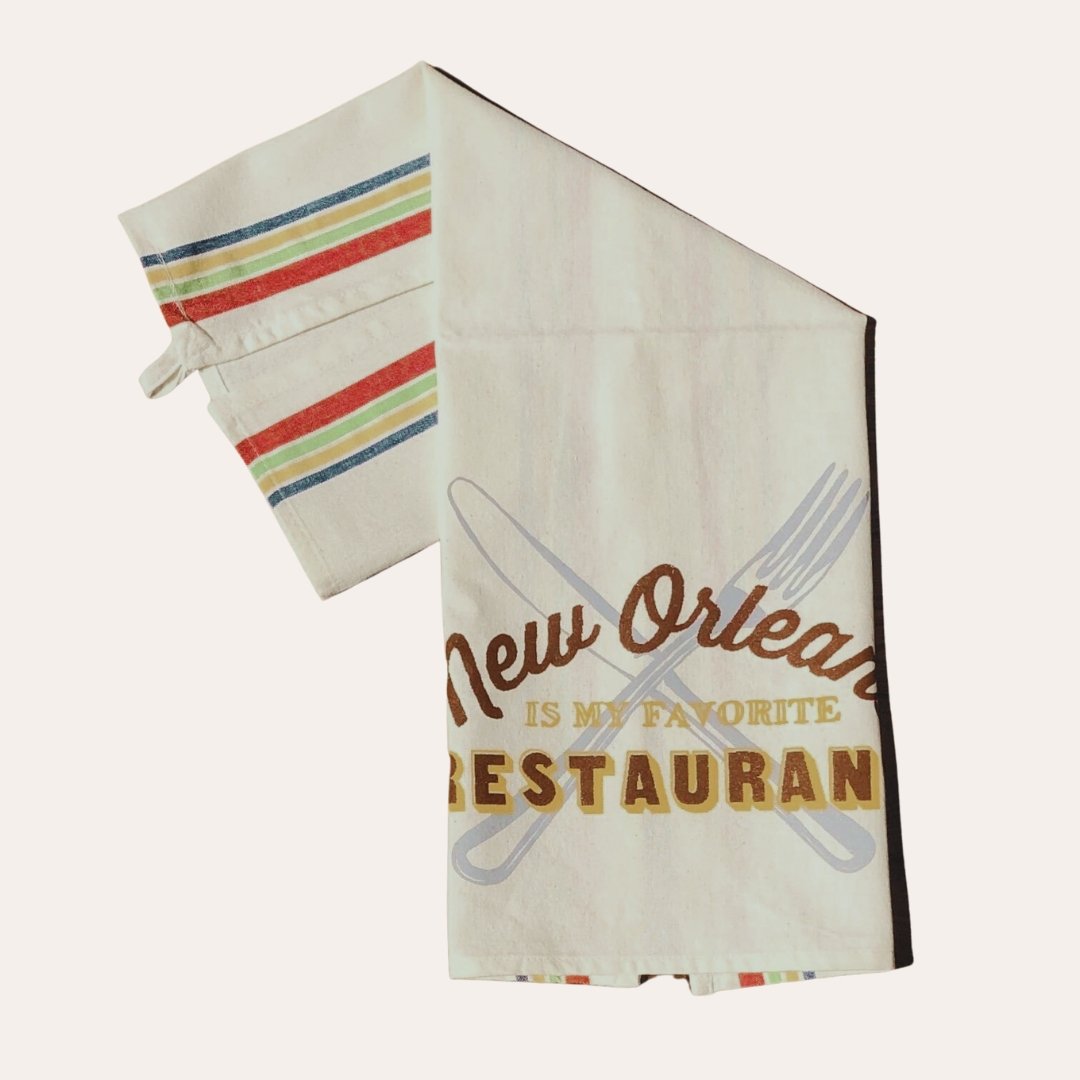 New Orleans Is My Favorite Restaurant Tea Towel