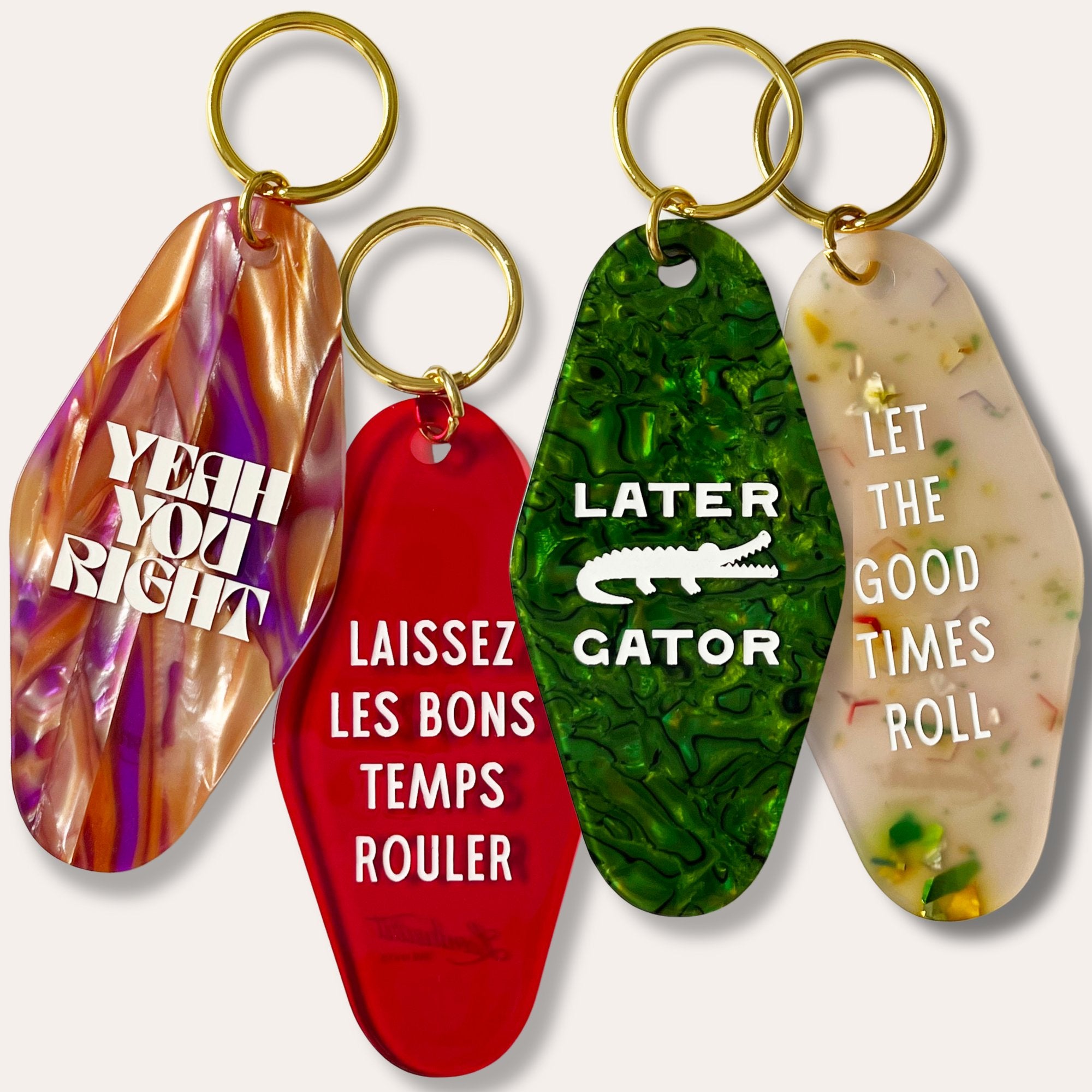 New Orleans Motel Keychains - Dirty Coast Press